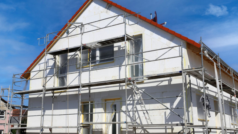 external wall insulated home in uk