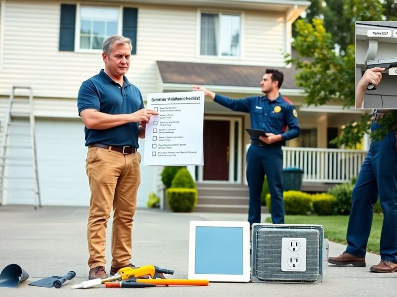 maintenance checklist summer middle class homes middleclasshomes