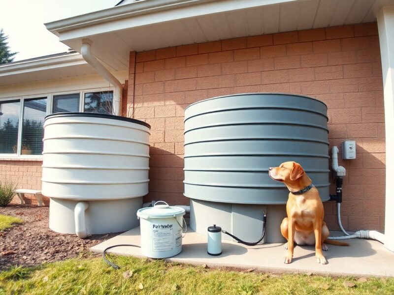 rainwater harvesting pet training midclhomes