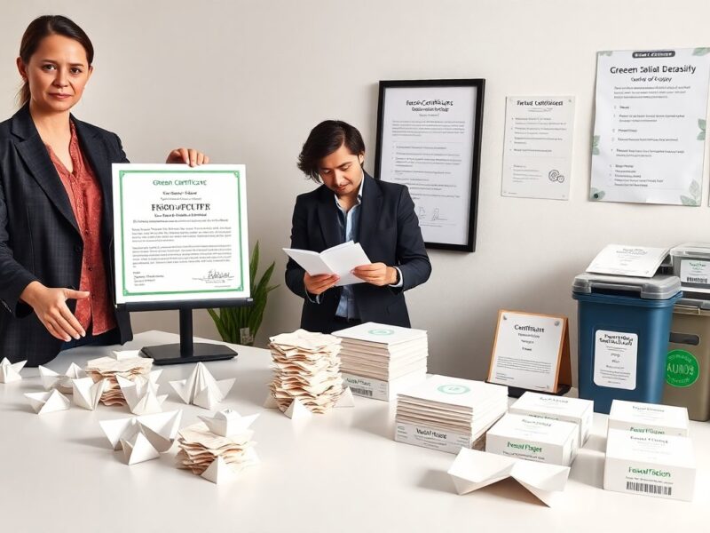 green certifications origami industry midclehoms