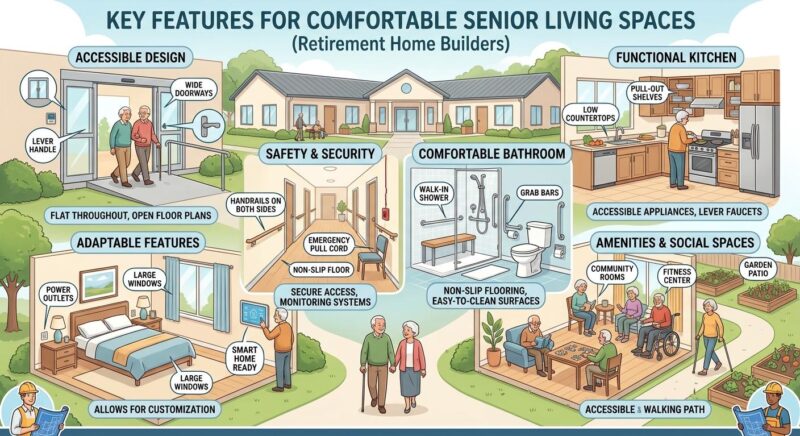 Retirement Home Builders: Key Features to Consider for a Comfortable Senior
Living Space