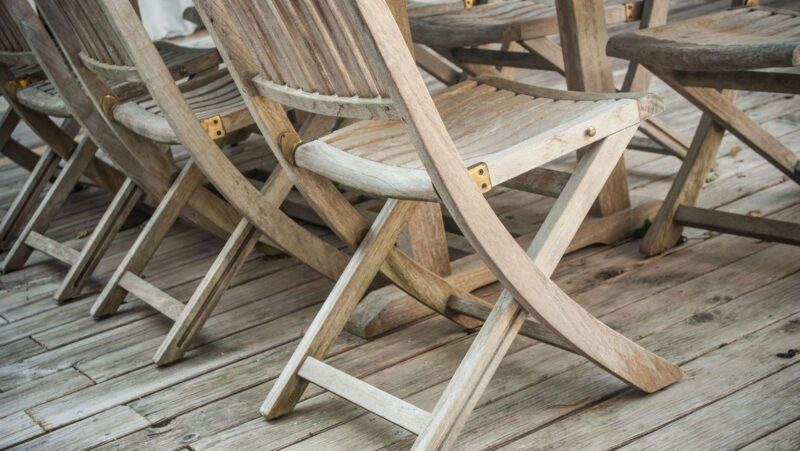 Storing and Caring for Folding Teak Furniture Over Winter